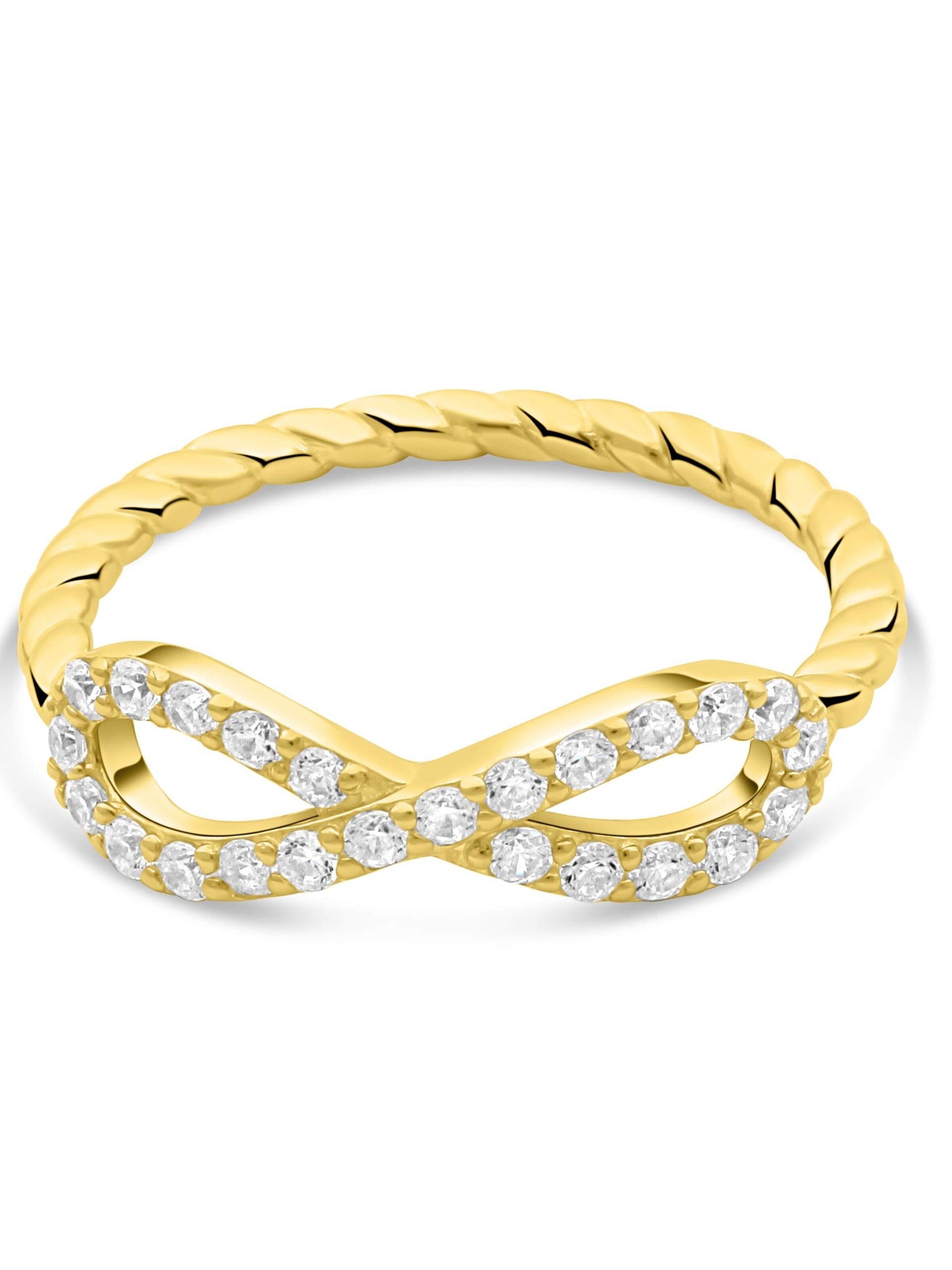 Tony Fein Ring 'Schleife' in Yellow