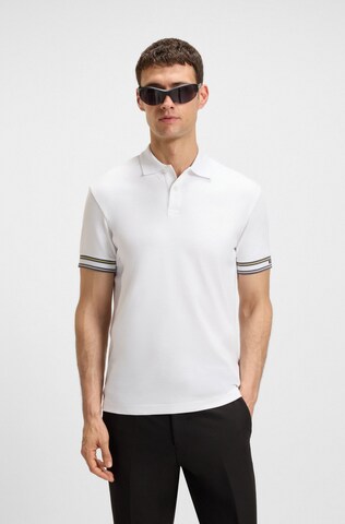 BOSS Poloshirt in Weiß: Vorderseite