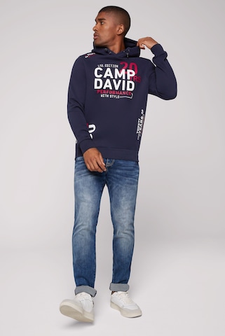 Sweat-shirt CAMP DAVID en bleu