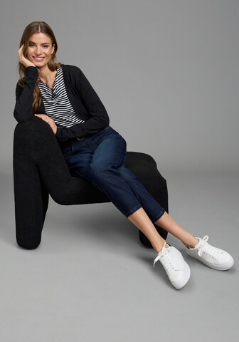 LAURA SCOTT Strickjacke in Schwarz