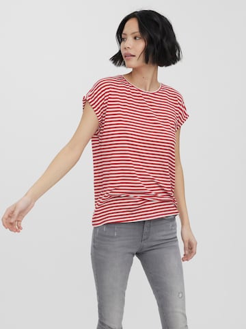 VERO MODA T-Shirt 'Ava' in Rot