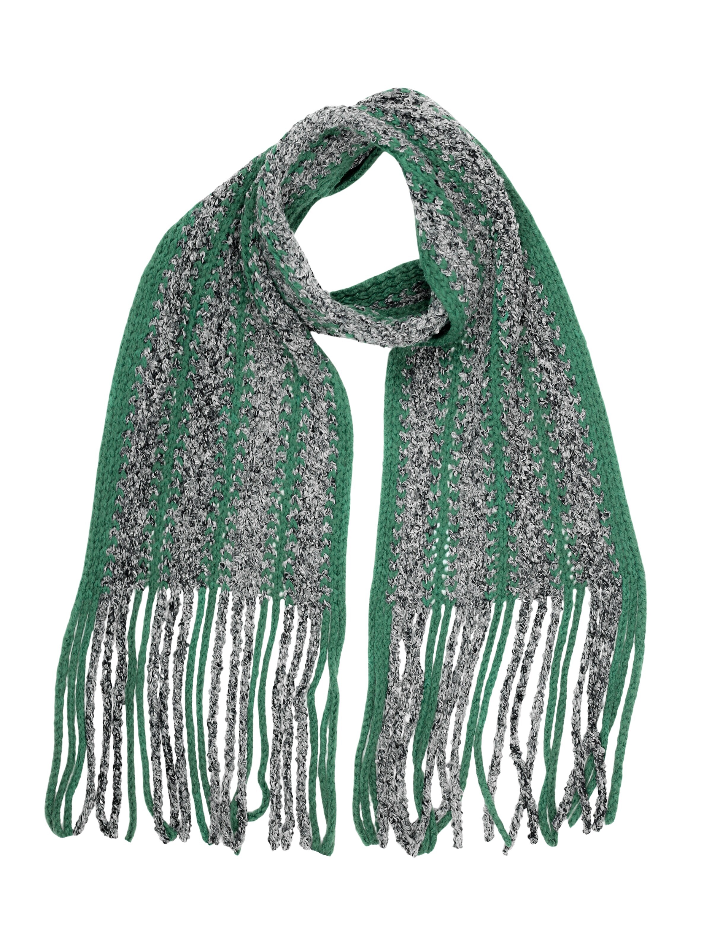 COLLEZIONE ALESSANDRO Scarf 'Grobstrick' in Green