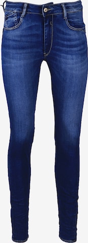 Le Temps Des Cerises Skinny Jeans in Blauw: voorkant