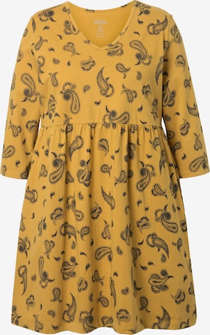 Ulla Popken Kleid in Gelb: Vorderseite
