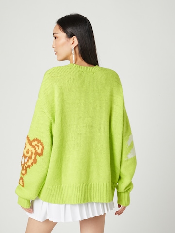 Smiles Sweater 'Yassin' in Green