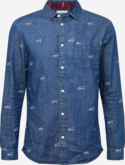 Tommy Jeans Chemise en bleu / blanc, Vue avec produit