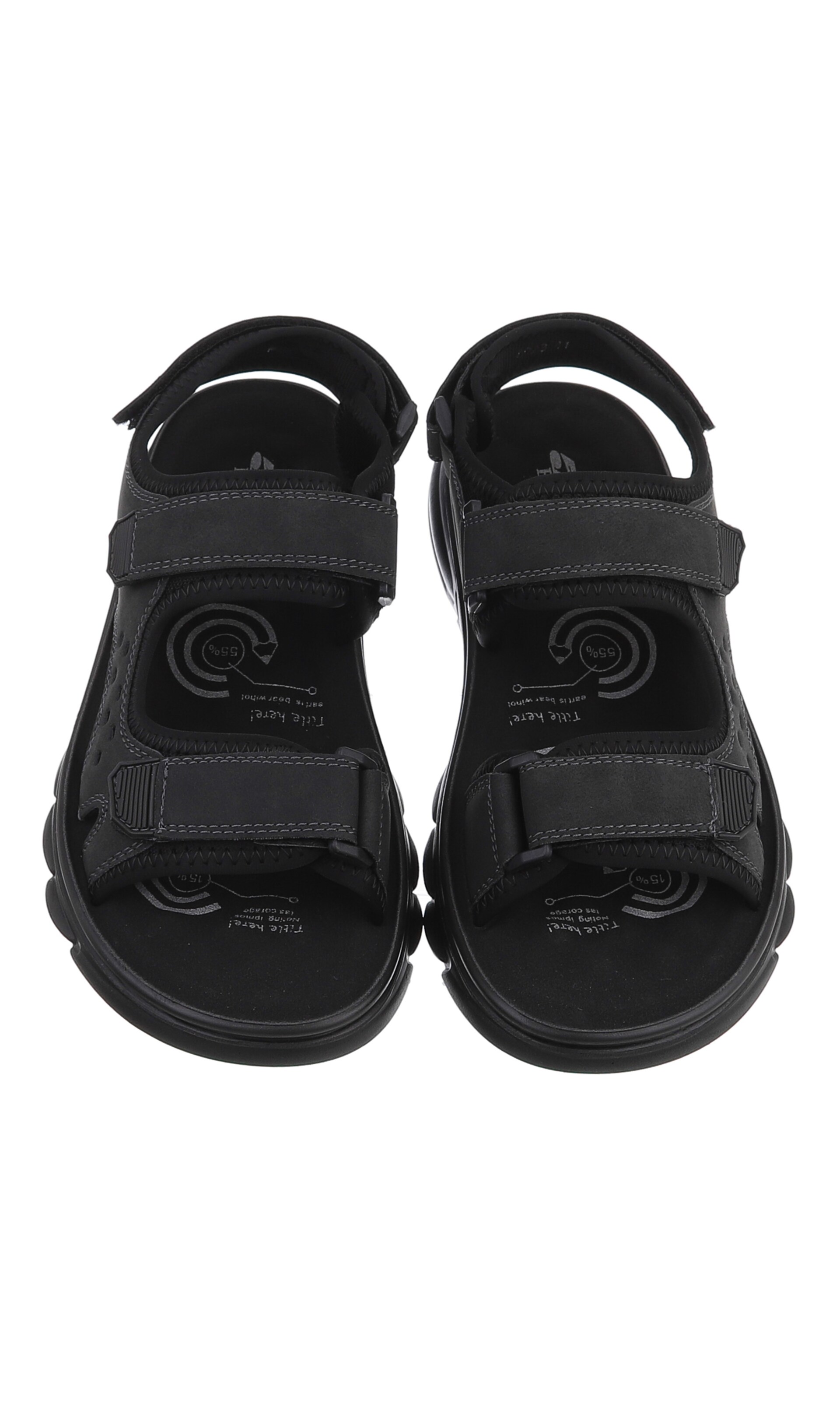 CoolWalk Sandale in Schwarz