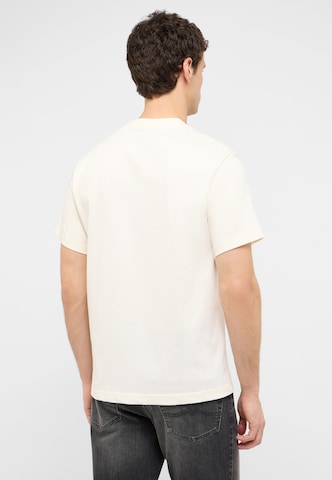 MUSTANG T-Shirt 'Akron' in Beige