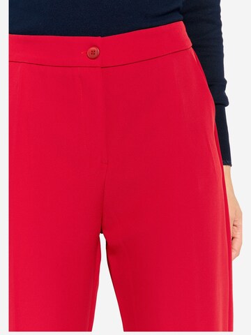 Regular Pantaloni de la LolaLiza pe roșu