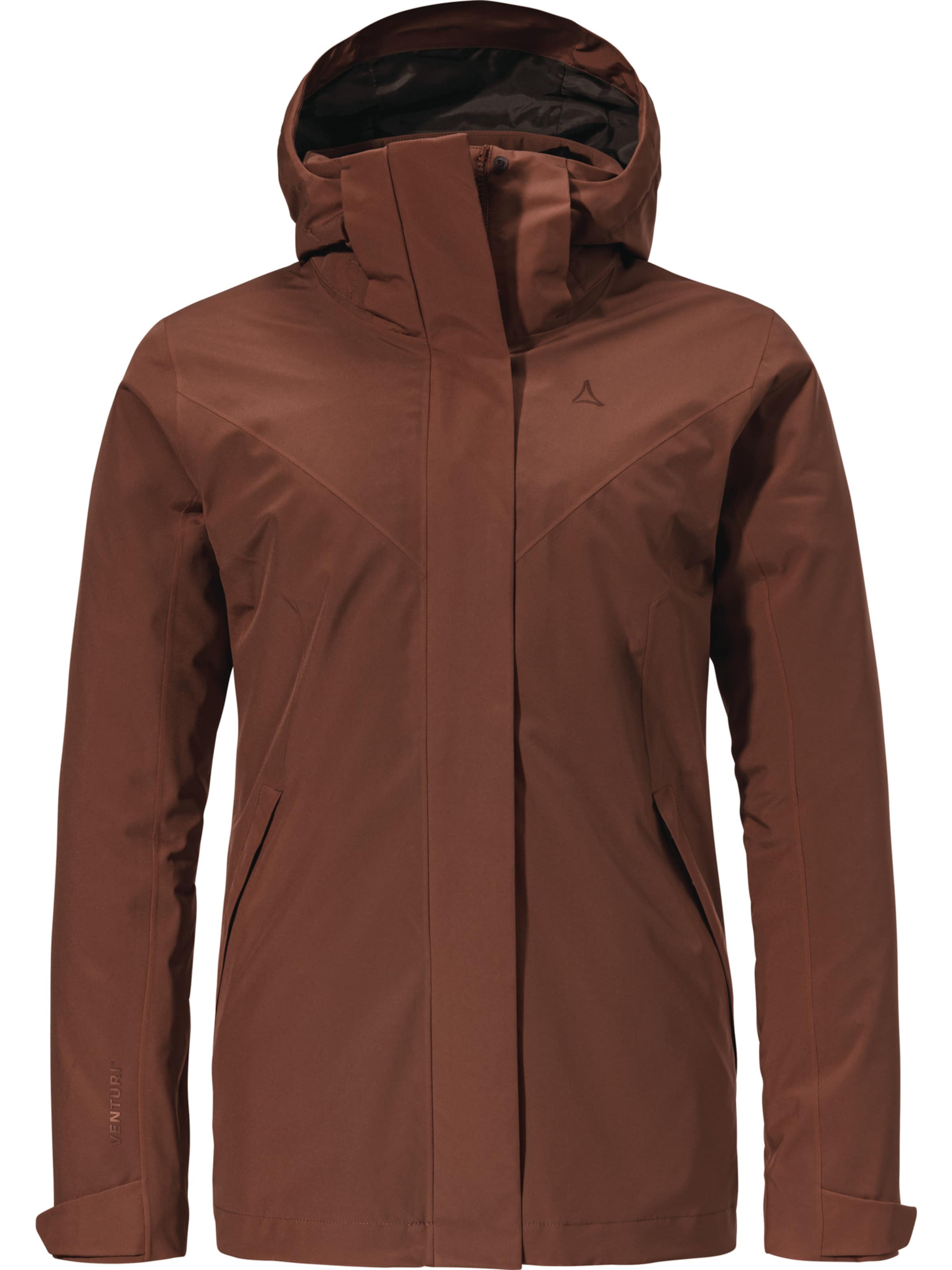 Schöffel Outdoor jacket 'Tamina' in Brown: front