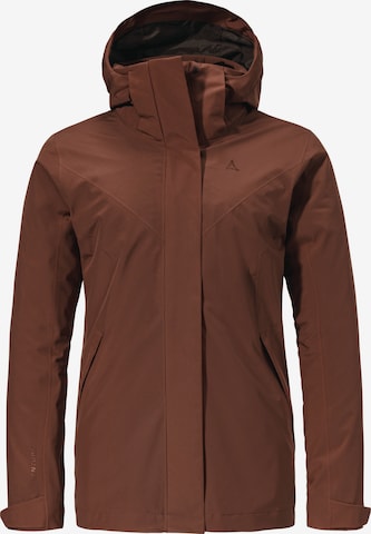 Schöffel Outdoorjacke 'Tamina' in Braun: Vorderseite