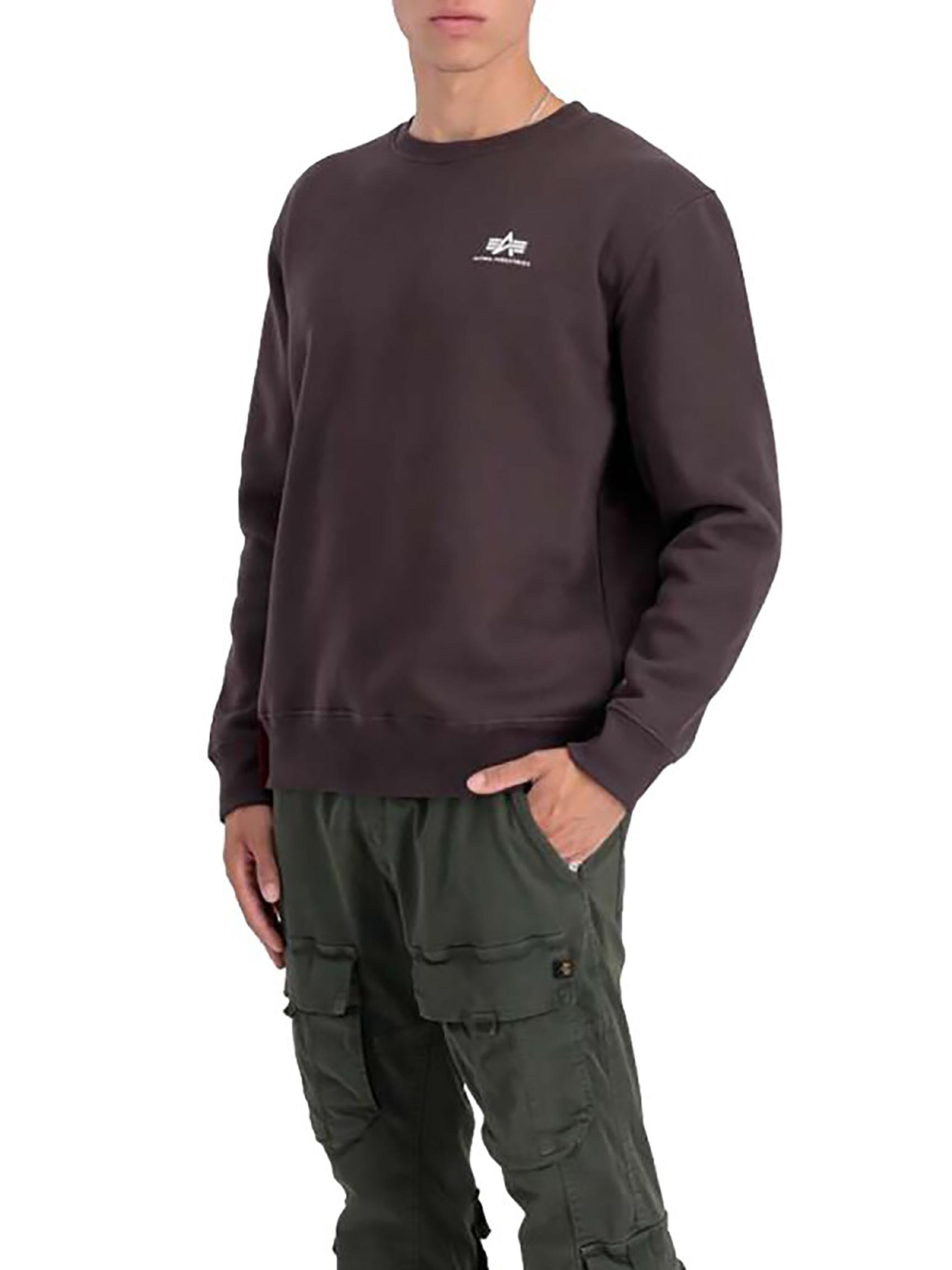 ALPHA INDUSTRIES Sweatshirt 'Basic' in Brown