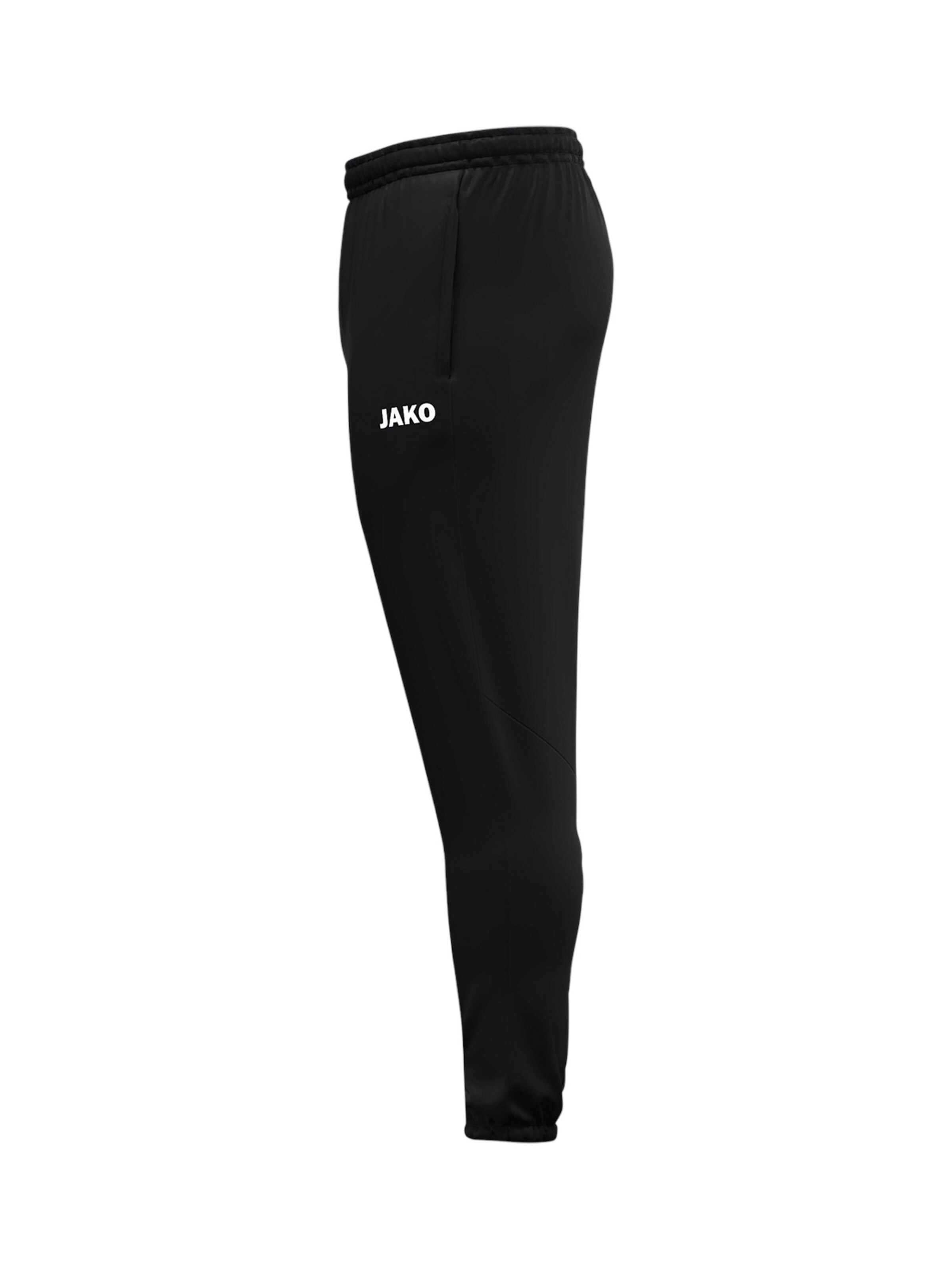 JAKO Tapered Workout Pants 'Dynamic Freizeit' in Black