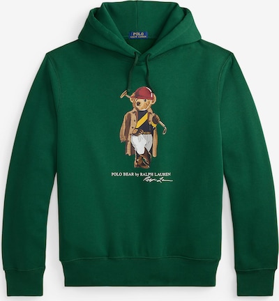 Polo Ralph Lauren Sweater majica u svijetlosmeđa / žuta / zelena / tamno crvena, Pregled proizvoda