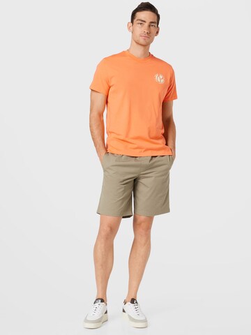 Pepe Jeans قميص 'ALEJO' بلون برتقالي