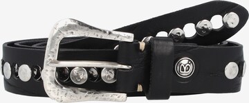 Ceinture 'Ravena' b.belt Handmade in Germany en noir : devant