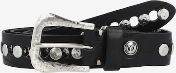 b.belt Handmade in Germany Belt 'Ravena' in Black: front
