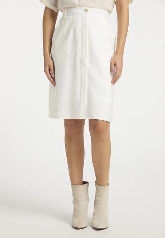 DreiMaster Vintage Skirt in White: front