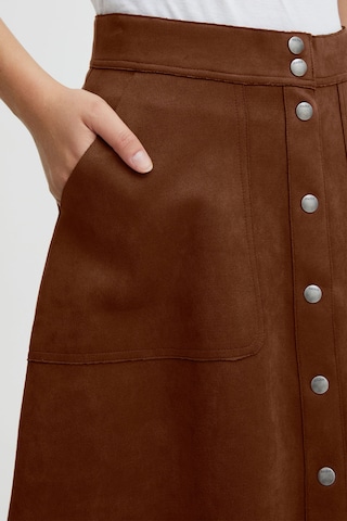 Oxmo Skirt 'June' in Brown