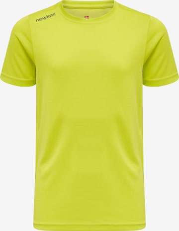 T-Shirt fonctionnel Newline en jaune : devant