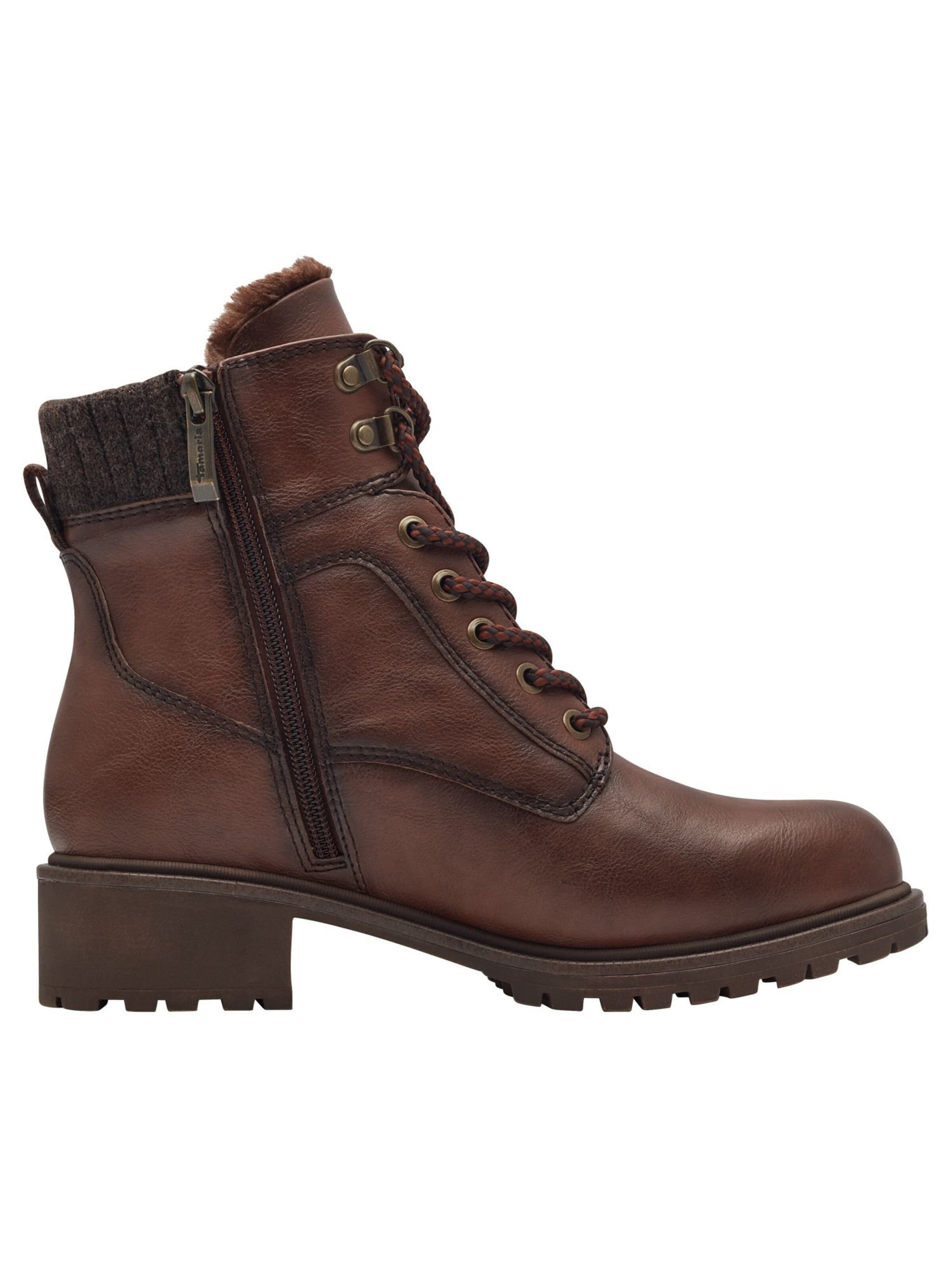 Tamaris Lace-up boot in Brown