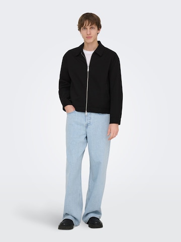 Only & Sons Between-season jacket 'ONSLEO' in Black