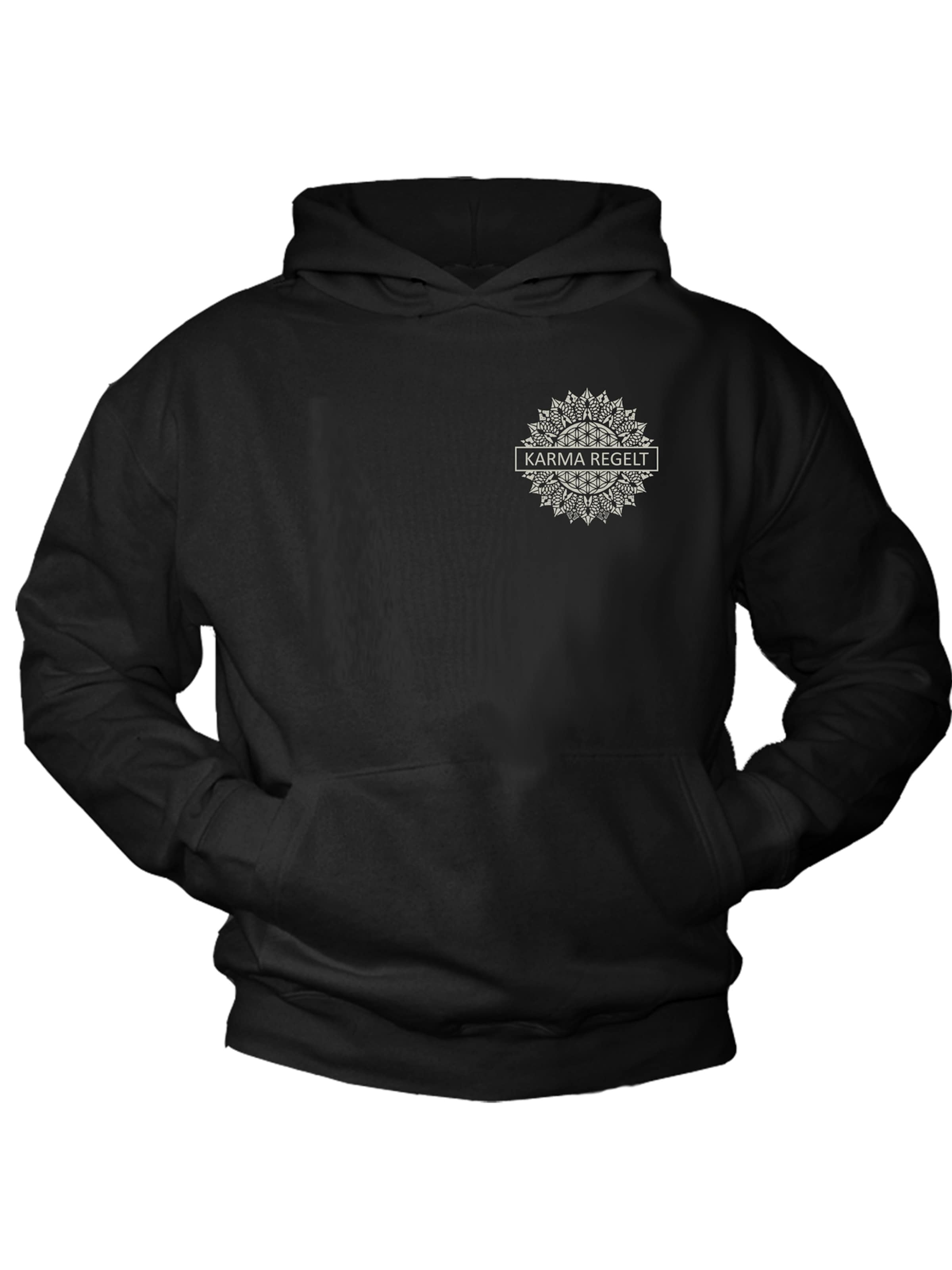 MAKAYA Sweatshirt in Black: front