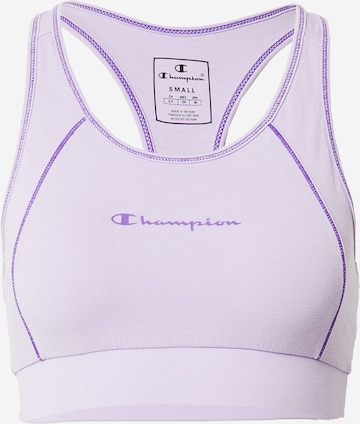 Champion Authentic Athletic Apparel Sport bh in Lila: voorkant