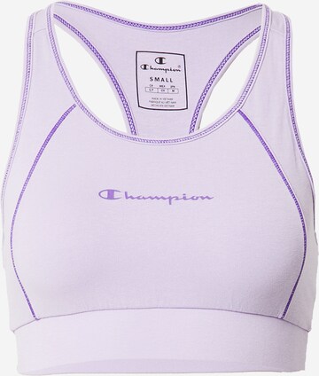 Champion Authentic Athletic Apparel Bralette Sports Bra in Purple: front