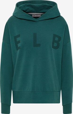 Elbsand Sweatshirt 'Jorund' in Green: front