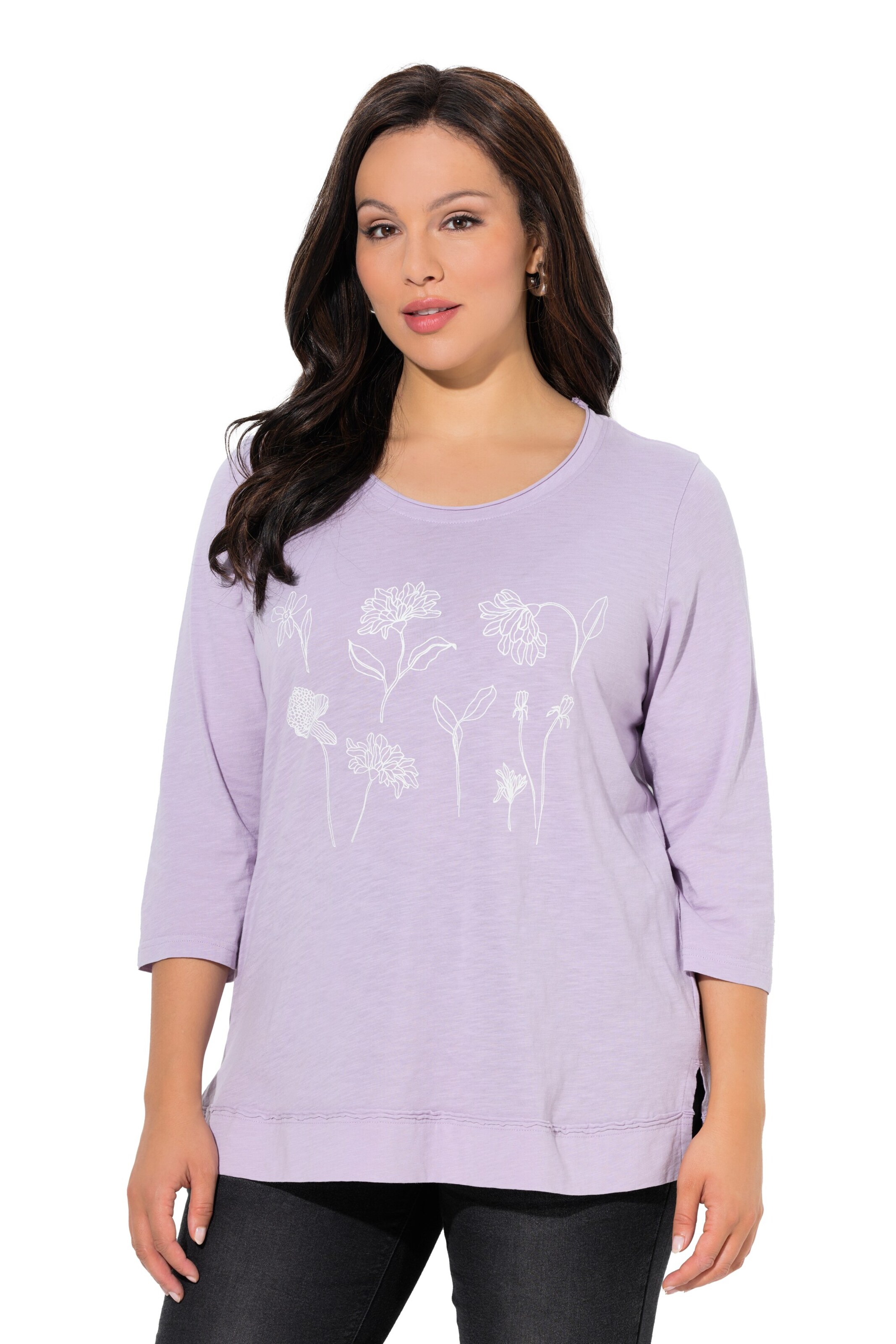 Ulla Popken Shirt in Purple: front