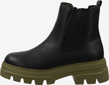 TOM TAILOR Ankle Boots in Black