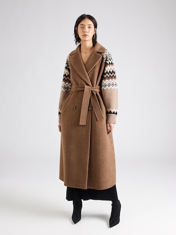 Weekend Max Mara Tussenmantel 'RIETI' in Bruin: voorkant