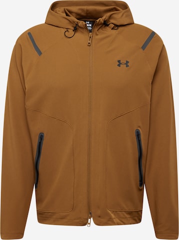 Giacca sportiva 'Unstoppable' di UNDER ARMOUR in marrone: frontale