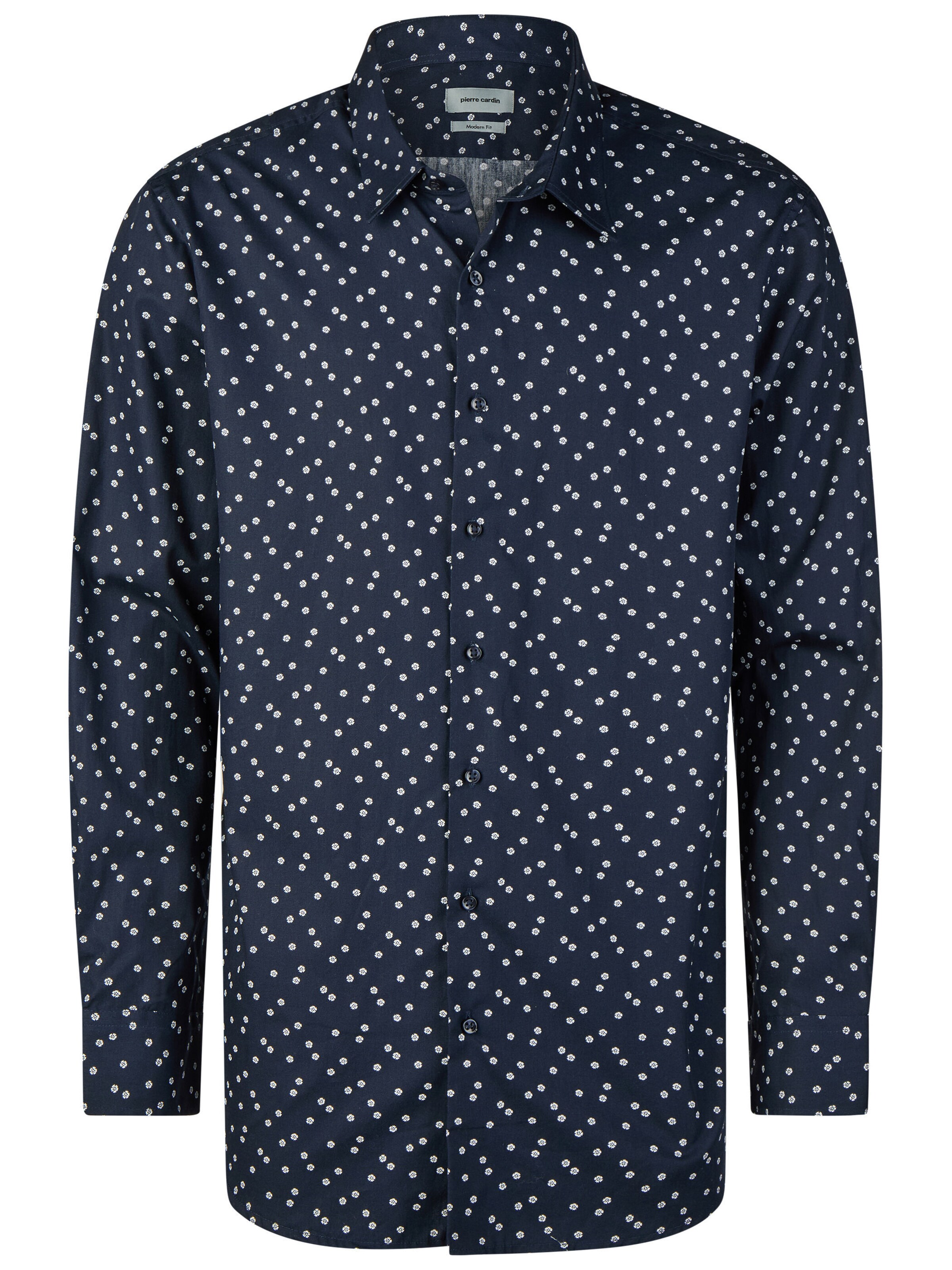 PIERRE CARDIN Hemd in Blau: Vorderseite