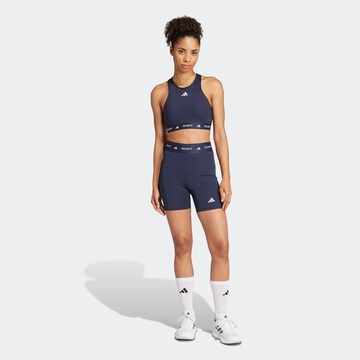 ADIDAS PERFORMANCE Skinny Športne hlače 'All Me' | modra barva