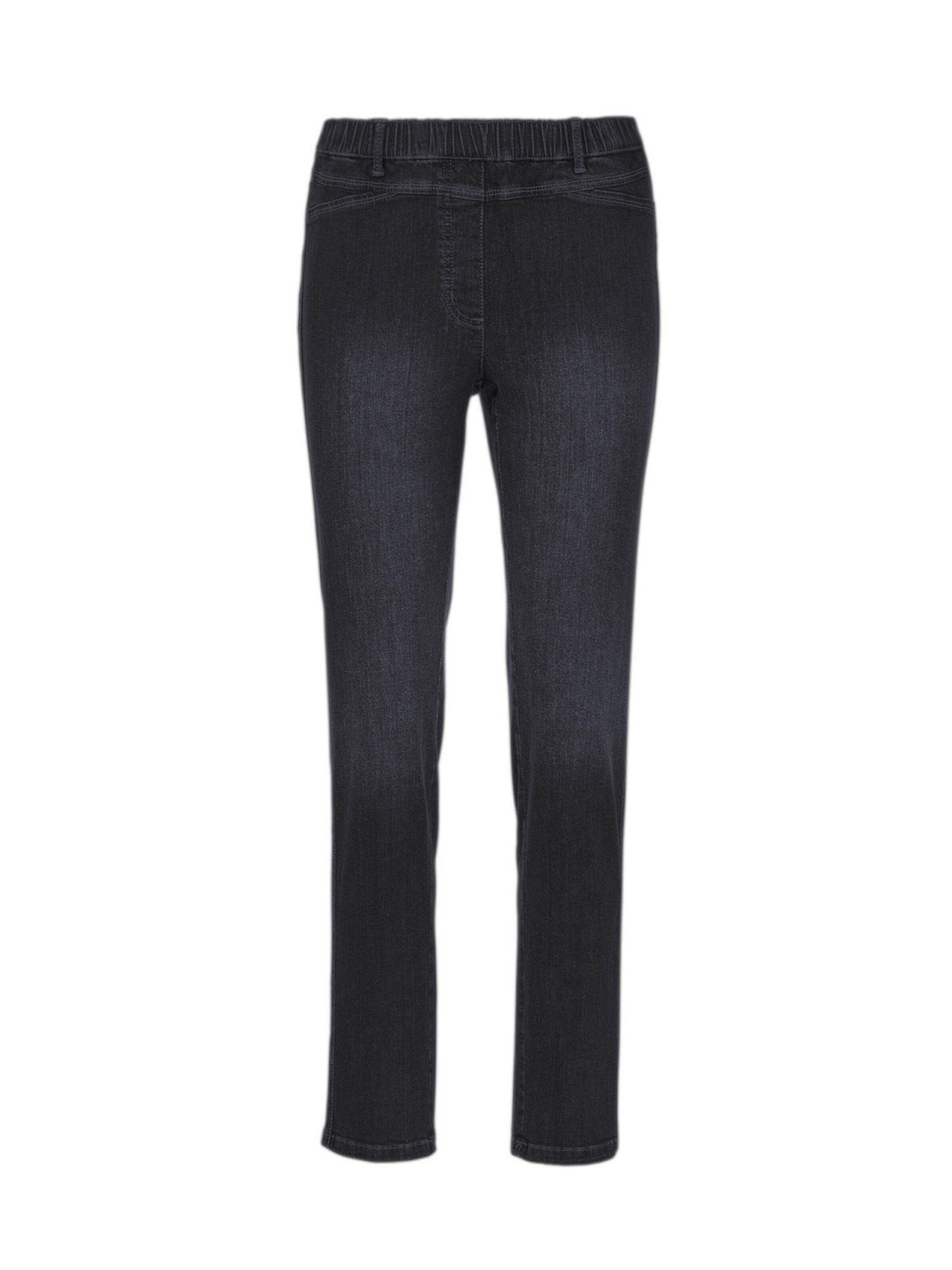 Goldner Slimfit Jeans 'Louisa' in Blau: Vorderseite