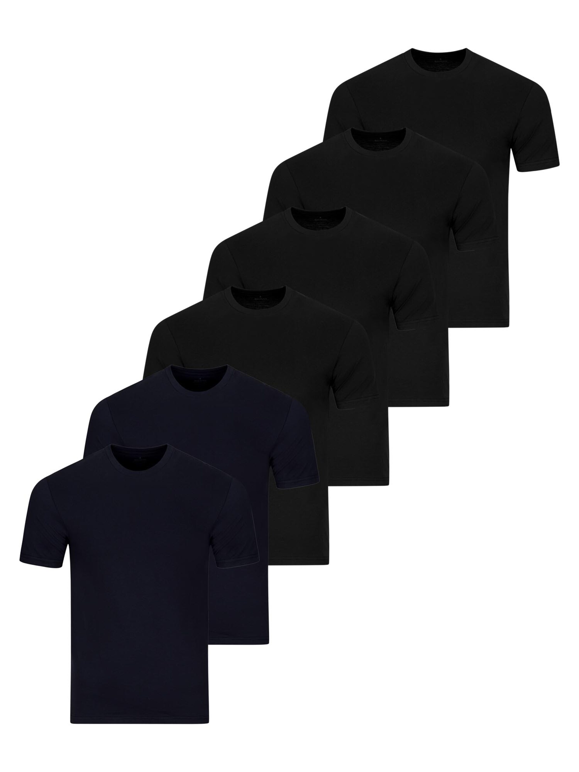 Ragman Undershirt 'Basic' in Blue: front