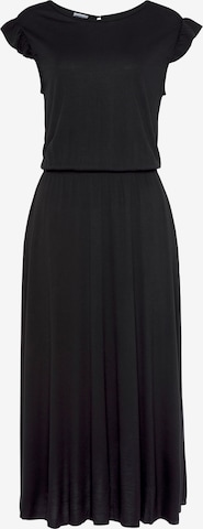 BEACH TIME Dress in Black: front