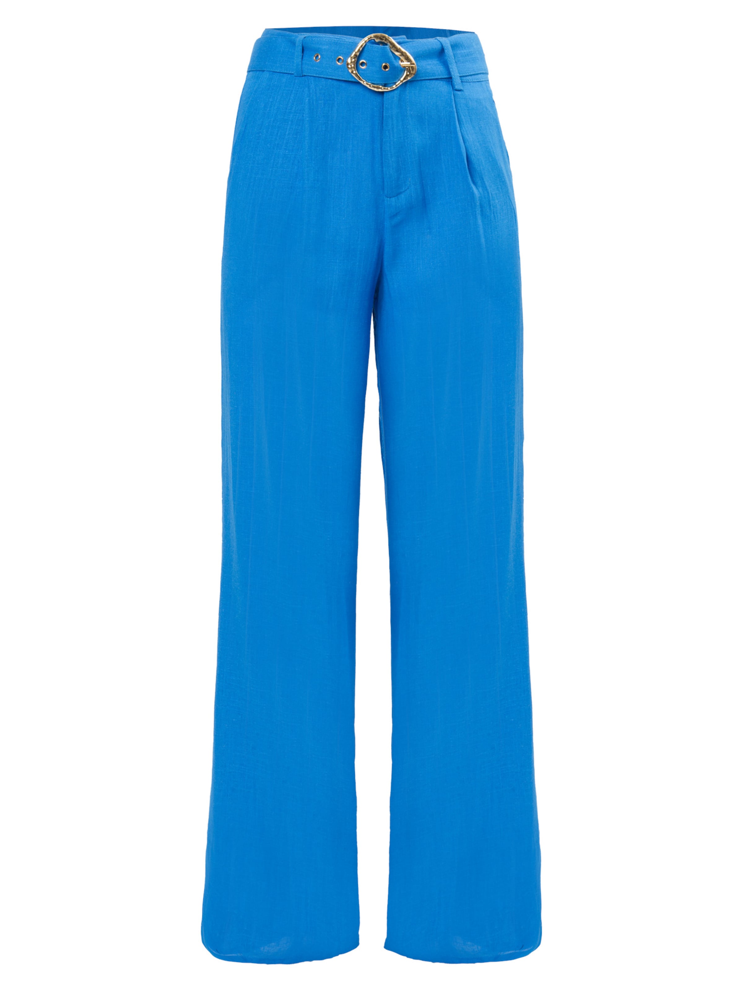 Influencer Loosefit Hose in Blau: Vorderseite