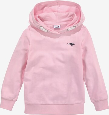 KangaROOS Sweatshirt in Pink: front