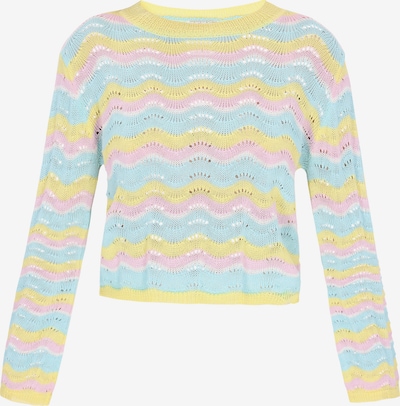 IZIA Neulepaita värissä vaaleansininen / vaaleankeltainen / roosa / valkoinen, Tuotenäkymä