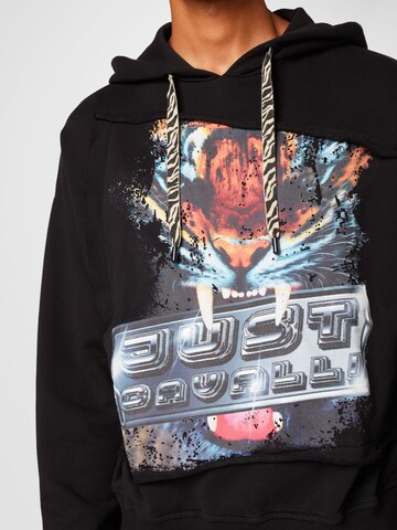 Just Cavalli Sweatshirt 'HARLEM' in Black