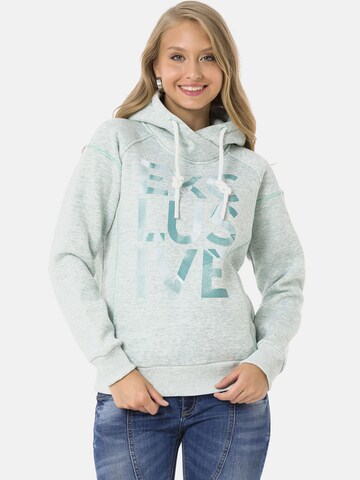 Pull-over CIPO & BAXX en vert : devant