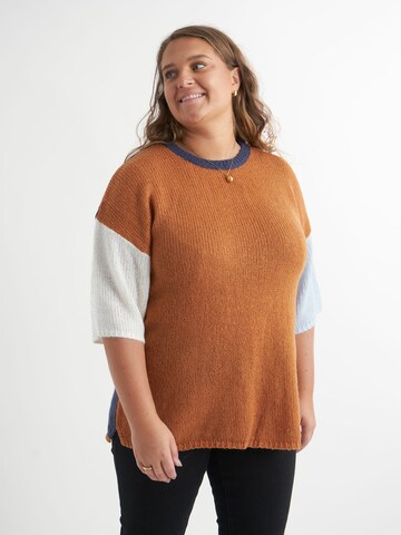 Aprico Sweater 'APClifton' in Brown: front