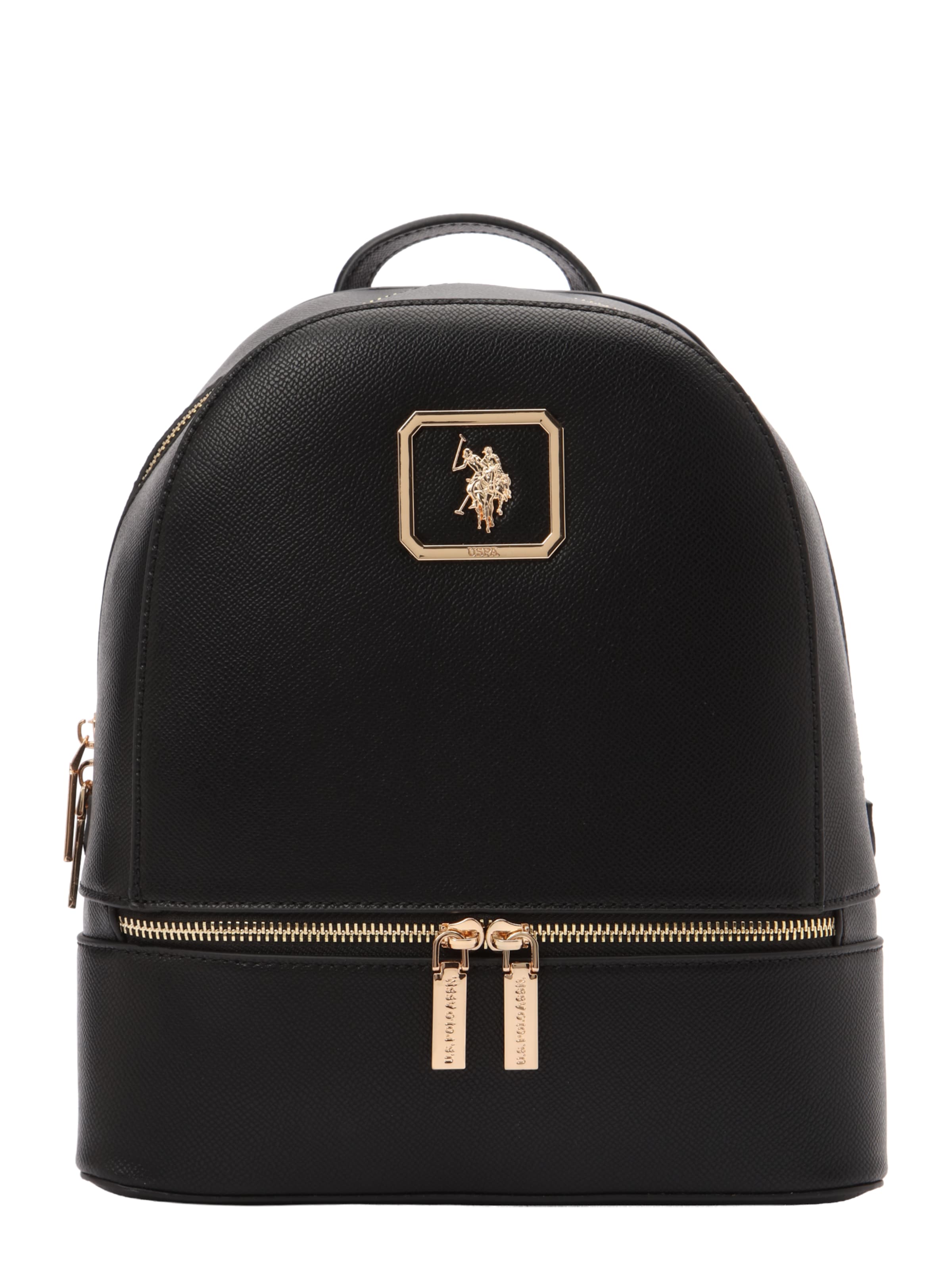 U.S. POLO ASSN. Σακίδιο πλάτης σε μαύρο: μπροστά