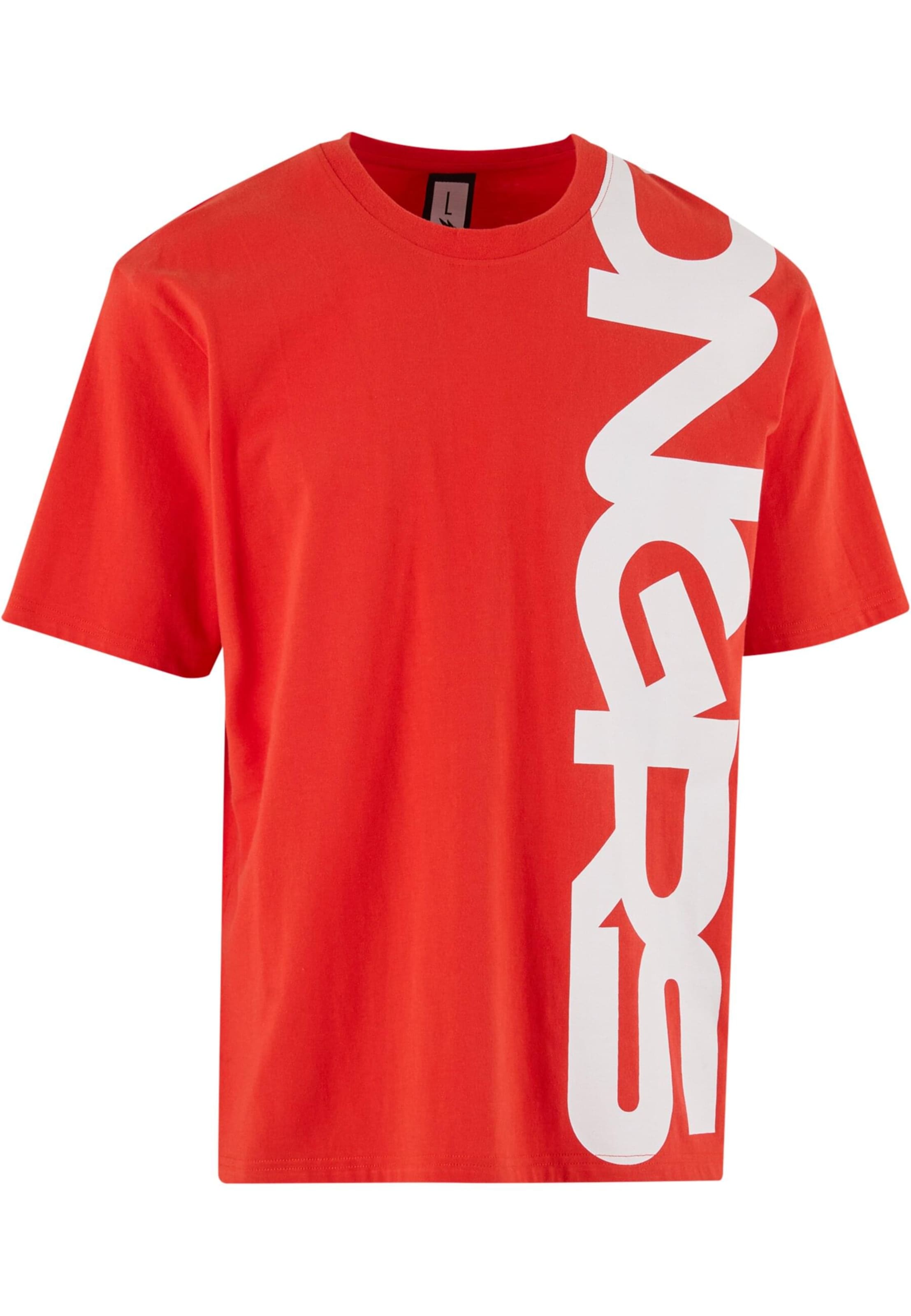 T-Shirt Dangerous DNGRS en rouge : devant