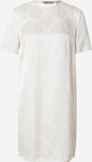 Kokteilinė suknelė iš Twinset, spalva – gelsvai pilka spalva / balta, Prekių apžvalga