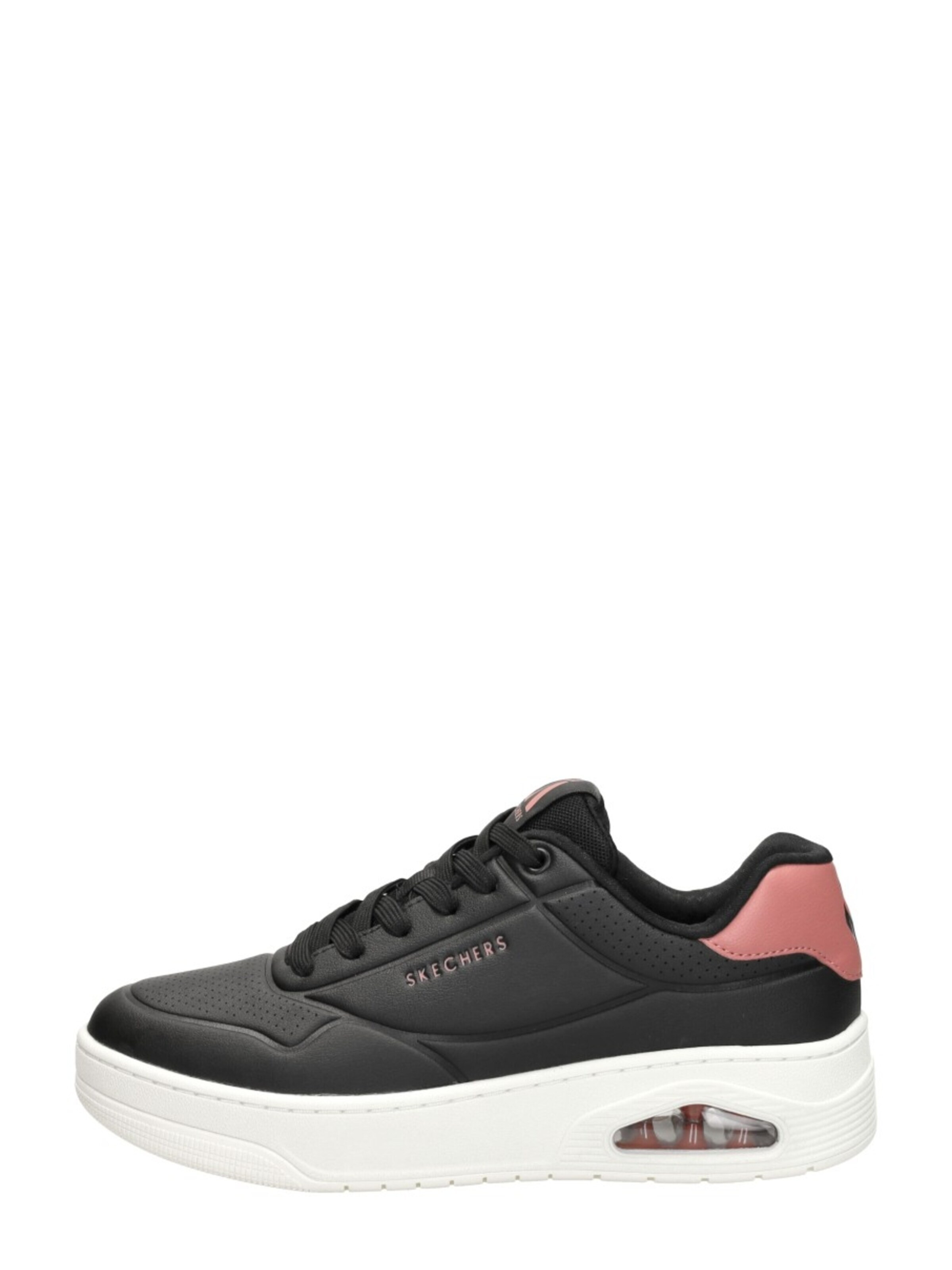 Baskets basses 'Uno Court' SKECHERS en noir : devant