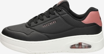 Baskets basses 'Uno Court' SKECHERS en noir : devant
